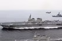 Lộ ảnh tàu chiến lớn nhất Nhật Bản 22DDH