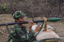 Diễn tập phòng thủ cấp thị xã ở Khánh Hòa