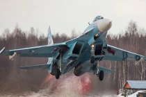 Mục kích MiG-29SMT, Su-34 Không quân tập trận bắn tên lửa