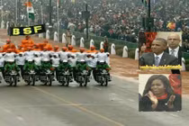 Tổng thống Obama thán phục xiếc mô tô QĐ Ấn Độ