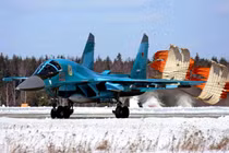 Siêu cường kích Su-34 Không quân Nga "gãy cánh"