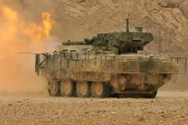 Quan sát xe tăng bánh lốp M1128 của Mỹ nã pháo