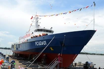 Việt Nam hạ thủy tàu tuần tra hiện đại cỡ 700 tấn