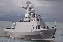 Thán phục tàu chiến tàng hình Myanmar tự đóng