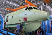 Lộ ảnh Trung Quốc chế tạo thủy phi cơ “khủng” AG600