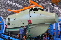 Lộ ảnh Trung Quốc chế tạo thủy phi cơ “khủng” AG600