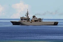 Xem tàu chiến Nhật Bản săn thủy lôi ở Iwo Jima