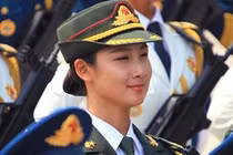 Người mẫu có trong đội hình duyệt binh 3/9 của Trung Quốc