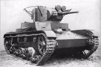 Xem xe tăng bộ binh T-26 Liên Xô lăn bánh