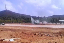 Gió giật mạnh khiến trực thăng Mi-8 gặp nạn ở Phú Quý