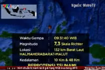 Động đất 7,3 độ Richter, Indonesia cảnh báo sóng thần