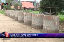 Làng “khát” nước sạch giữa Thủ đô