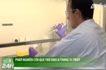 Pháp nghiên cứu que thử Ebola trong 15 phút
