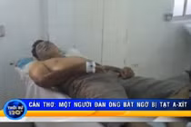 Đang ăn sáng, chủ hãng nước đá bị tạt axit