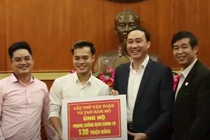 Video: Cầu thủ Hải Dương Văn Toàn huy động hơn 150 triệu ủng hộ chống Covid-19