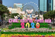 Chiêm ngưỡng đường hoa Nguyễn Huệ trước ngày khai mạc