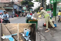 Vứt khẩu trang không đúng nơi quy định có thể bị phạt 7 triệu đồng