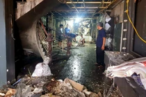 Tiệm áo cưới bốc cháy ngày đầu năm, 3 người thoát chết