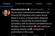 Bộ trưởng Ngoại giao Phạm Bình Minh chia buồn cùng gia đình nạn nhân thiệt mạng trong container