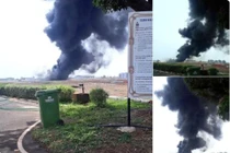 MiG-29 rớt thùng dầu phụ, sân bay Ấn Độ chìm trong biển lửa