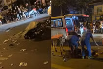 Hà Nội: Tai nạn nghiêm trọng trong đêm, chiến sỹ công an 19 tuổi tử vong