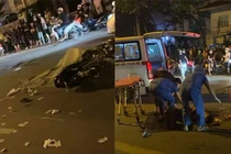 Hà Nội: Tai nạn nghiêm trọng trong đêm, chiến sỹ công an 19 tuổi tử vong