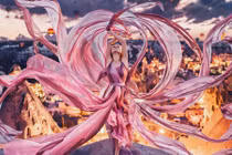 Khó tin: tạo bức ảnh đầy nghệ thuật chỉ bằng 1 bộ váy