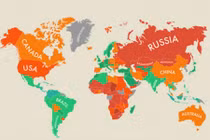 Xem bản đồ cho thấy Việt Nam hạnh phúc thứ nhì thế giới