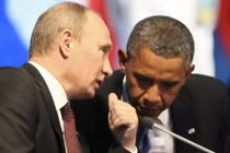 Ông Putin và ông Obama điện đàm bàn vấn đề Ukraine