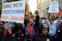 Toàn cảnh 2 cuộc biểu tình về Ukraine ở Moscow