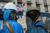 Cảnh sát chống bạo động Ukraine chống lệnh Kiev