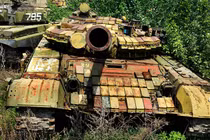 Khám phá nghĩa địa xe tăng ở miền đông Ukraine