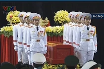 Chùm ảnh: Lễ truy điệu Đại tướng tại Nhà tang lễ Quốc gia