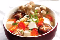 Tụy lợn + nấm hương phòng trị tiểu đường