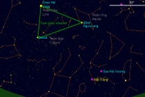 Ngắm lục giác sao mùa đông trong tháng 11