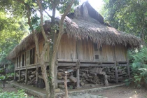 Loạt nhà sàn cổ của thày giáo làng