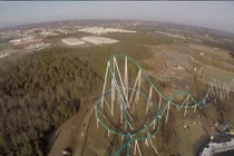 Chóng mặt xem chạy thử tàu lượn nhanh nhất thế giới