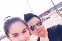 Ngọc Trinh quấn quýt Khắc Tiệp ở Mỹ