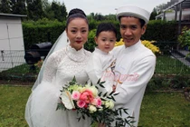 Ảnh cưới độc của diễn viên Mỹ Duyên tại Đức