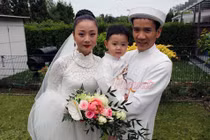 Ảnh cưới độc của diễn viên Mỹ Duyên tại Đức