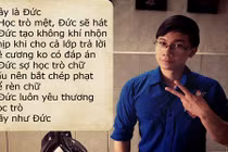 Gặp thầy giáo đẹp trai, siêu tâm lý được dân mạng săn lùng