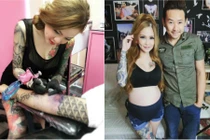 Bà bầu xăm trổ toàn thân khiến dân tình khiếp đảm