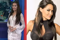 Quá khứ của MC thời tiết mặc váy xuyên thấu lên sóng