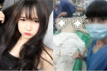 Ngắm hot girl chuyển giới Ngọc Trinh lộ ảnh trên bàn mổ