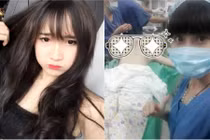 Ngắm hot girl chuyển giới Ngọc Trinh lộ ảnh trên bàn mổ