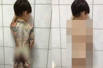 Sự thật về bé trai xăm trổ đầy mình gây sốc