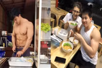 Mỹ nam bán mỳ đẹp trai, cơ bắp bị nghi đồng tính