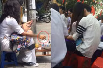 Những hình ảnh khó coi của học sinh trong ngày khai giảng