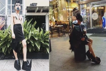 Chàng trai Sài thành nghiện ăn mặc kiểu “nửa người nửa ma“