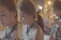 Cô gái Thanh Hóa ngồi ăn chè khiến “500 anh em phát cuồng“